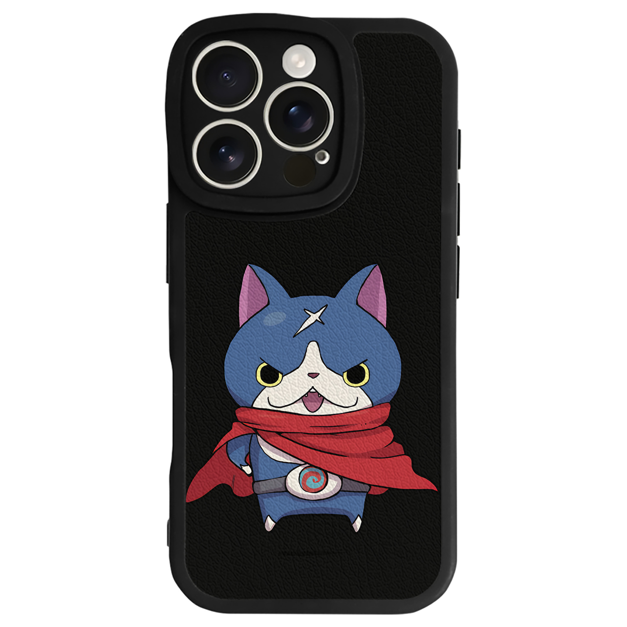（画像用） 妖怪ウォッチ Yo-kai Watch 【iPhone 16シリーズ対応】シリコンスマホケース（レザー調） 材質：シリコン
